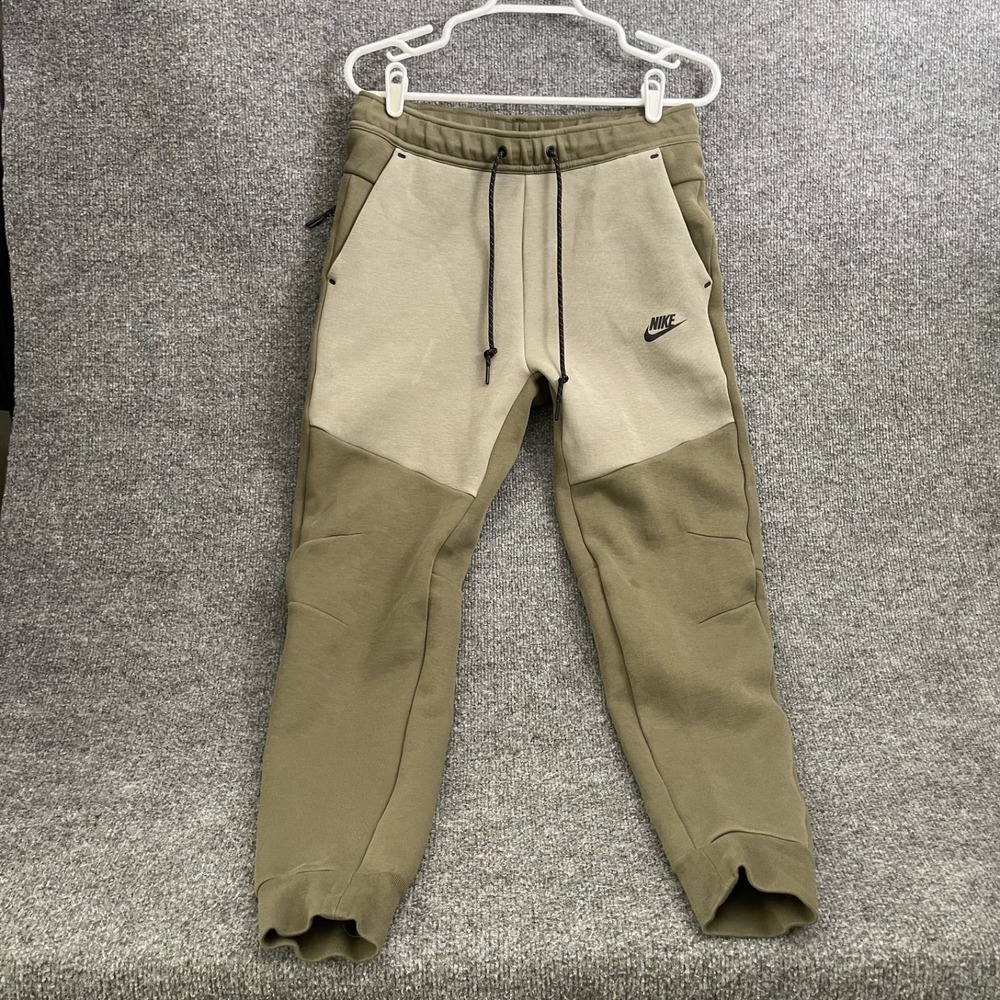 Nike Tech Fleece Men's Joggers Sz M Olive Light Army Green Pants HV0959